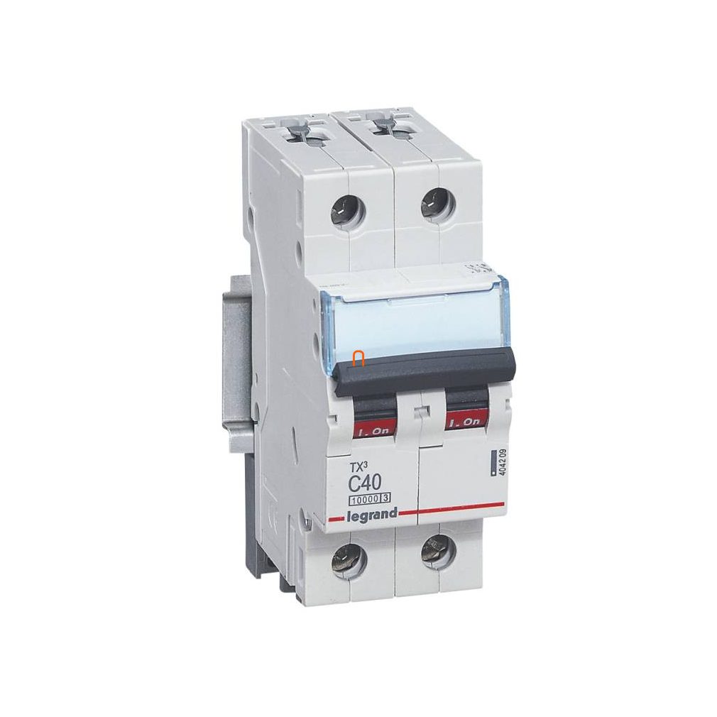 Legrand Circuit Breaker 2P C 40A 10kA TX3 (404209)