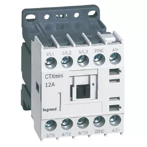   Întrerupător magnetic industrial mini Legrand CTX3 3P 12A 1NY 24V CC - 417051