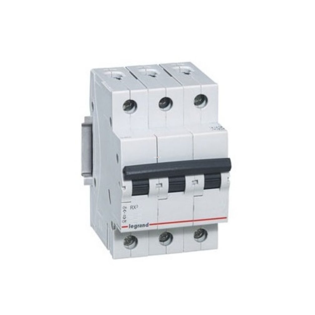 Legrand mini-disjunctor 3P B 20A 6kA RX3 (419170)