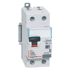   Întrerupător combinat Legrand DX3 1P+N C25 10000A / 10kA 30MA tip CA - 410981