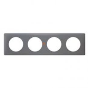Cadru Legrand Céliane cu 4 prize, albastru-gri - 66734
