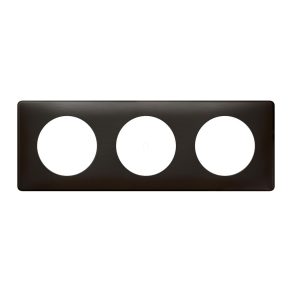 Cadru Legrand Céliane cu 3 prize, carbon - 68983