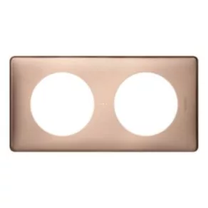 Cadru Legrand Céliane cu 2 prize, culoare șampanie - 68992