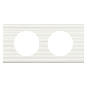 Cadru Legrand Céliane 2, Corian alb - 69012