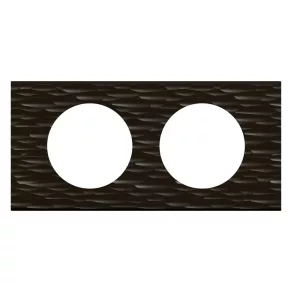 Cadru Legrand Céliane 2, Corian negru - 69022