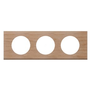 Cadru Legrand Céliane cu 3 prize, stejar alb - 69053