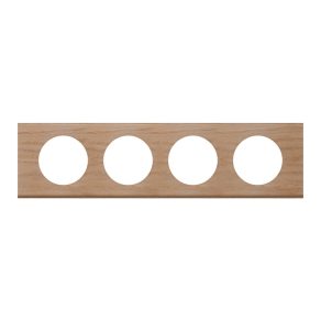 Cadru Legrand Céliane cu 4 prize, stejar alb - 69054