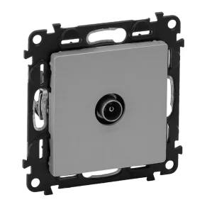   Priză TV Legrand Valena Life, în formă de stea, aluminiu 1,5 dB - 753351