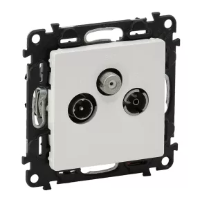   Priză Legrand Valena Life TV-Radio-SAT, capac de închidere, 10 dB alb - 753164