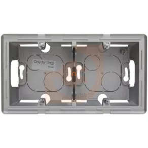   Legrand Valena Life 754212 cutie de montare încastrată 2 aluminiu - 754212