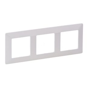 Cadru Legrand Valena Life cu 3 prize, alb - 754003