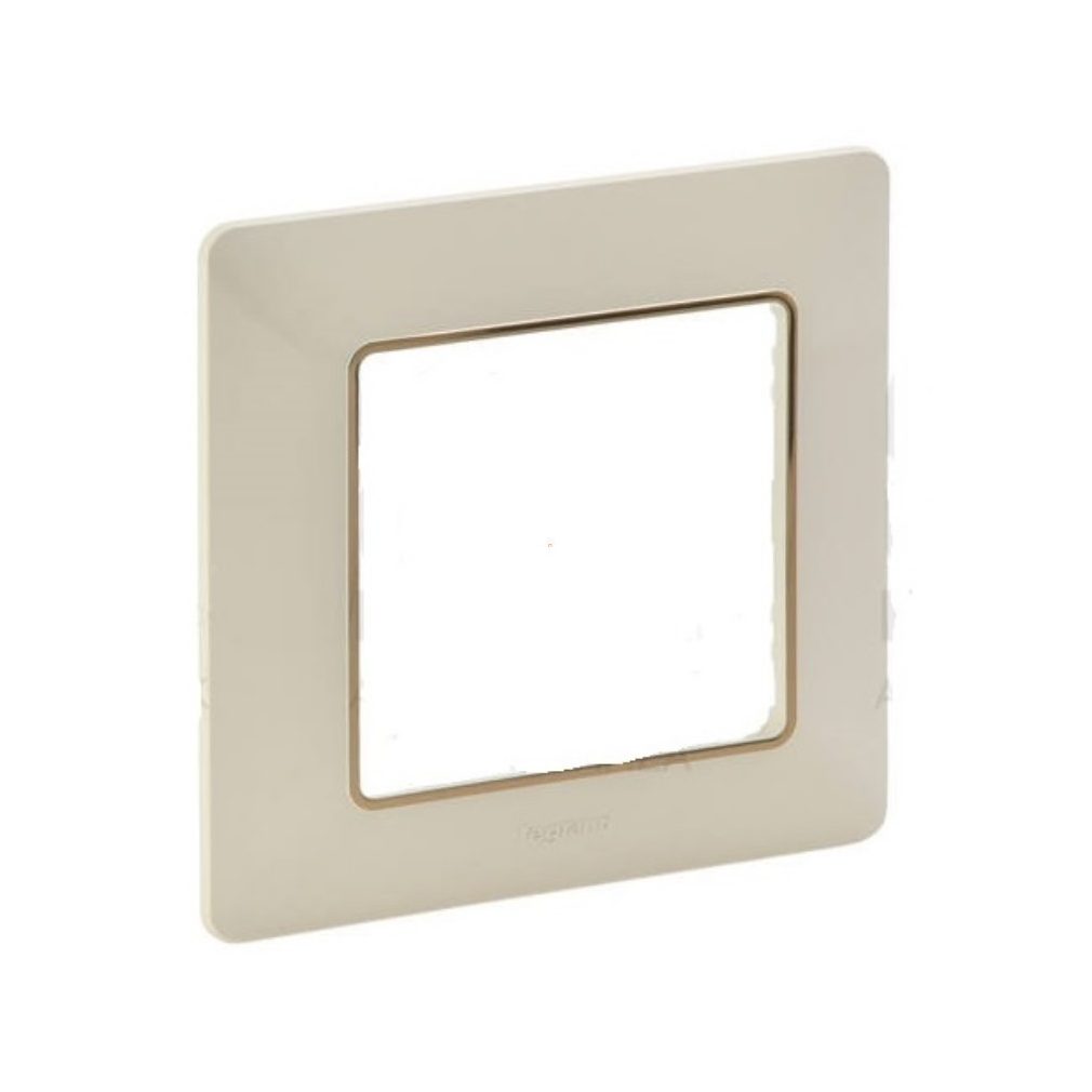 Legrand Valena Life cadru 1, culoare fildeș-auriu (754061)