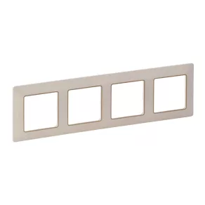 Legrand Valena Life 4-cadru, fildeș-auriu - 754064