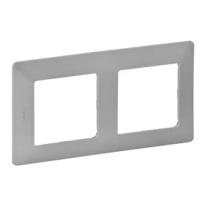 Cadru dublu Legrand Valena Life, aluminiu - 754132