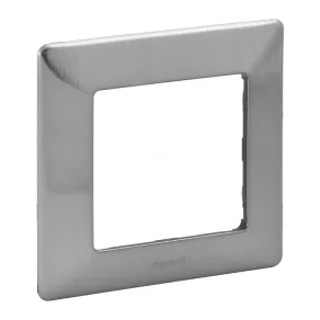 Cadru Legrand Valena Life 1, decor Inox - 754151