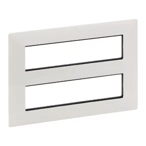  Cadru modular Legrand Valena Life 2x4x2, orizontal alb - 752146
