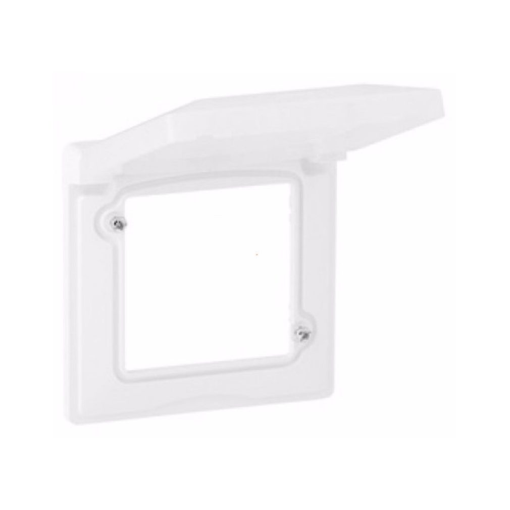Legrand Valena Life cadru 1, cu capac rabatabil IP44, alb (754021)