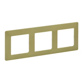 Cadru Legrand Valena Life cu 3 prize, verde lime - 754083