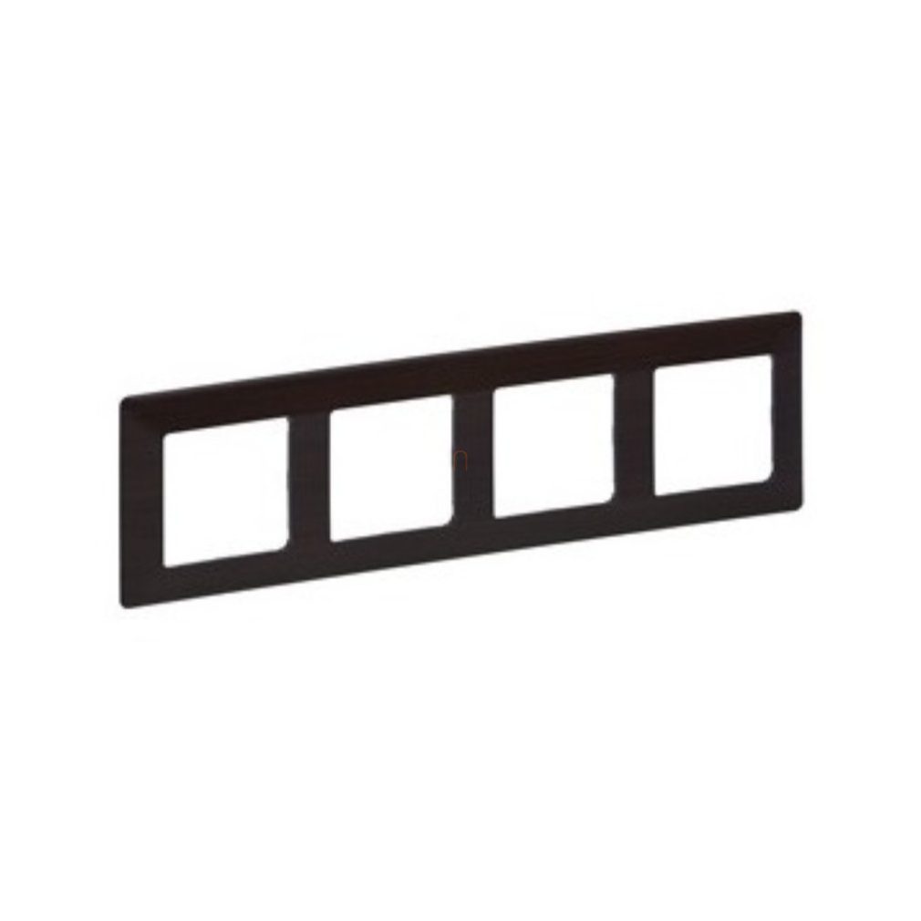 Legrand Valena Life 754174 keret 4-es, tetszőleges wenge dekor