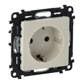   Priză Legrand Valena Life 2P+F, conexiune cu șurub, culoare ivoriu - 753225