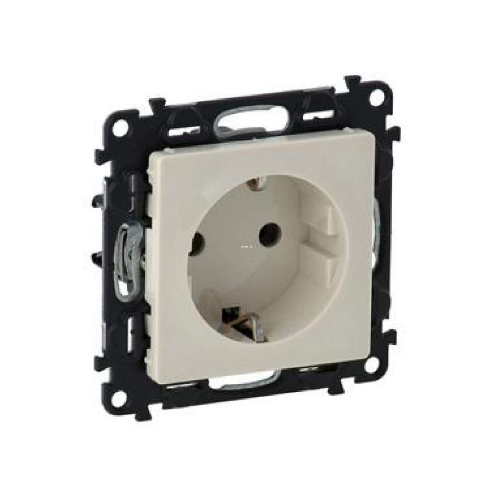 Legrand Valena Life 2P+F (GYV) priză de siguranță cu șuruburi, aluminiu (753324)