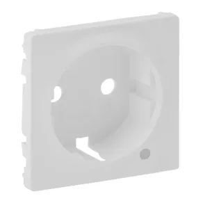   Capac pentru priză Legrand Valena Life 2P+F cu indicator luminos, alb - 754850