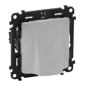   Priză Legrand Valena Life fără bloc terminal, aluminiu - 753334