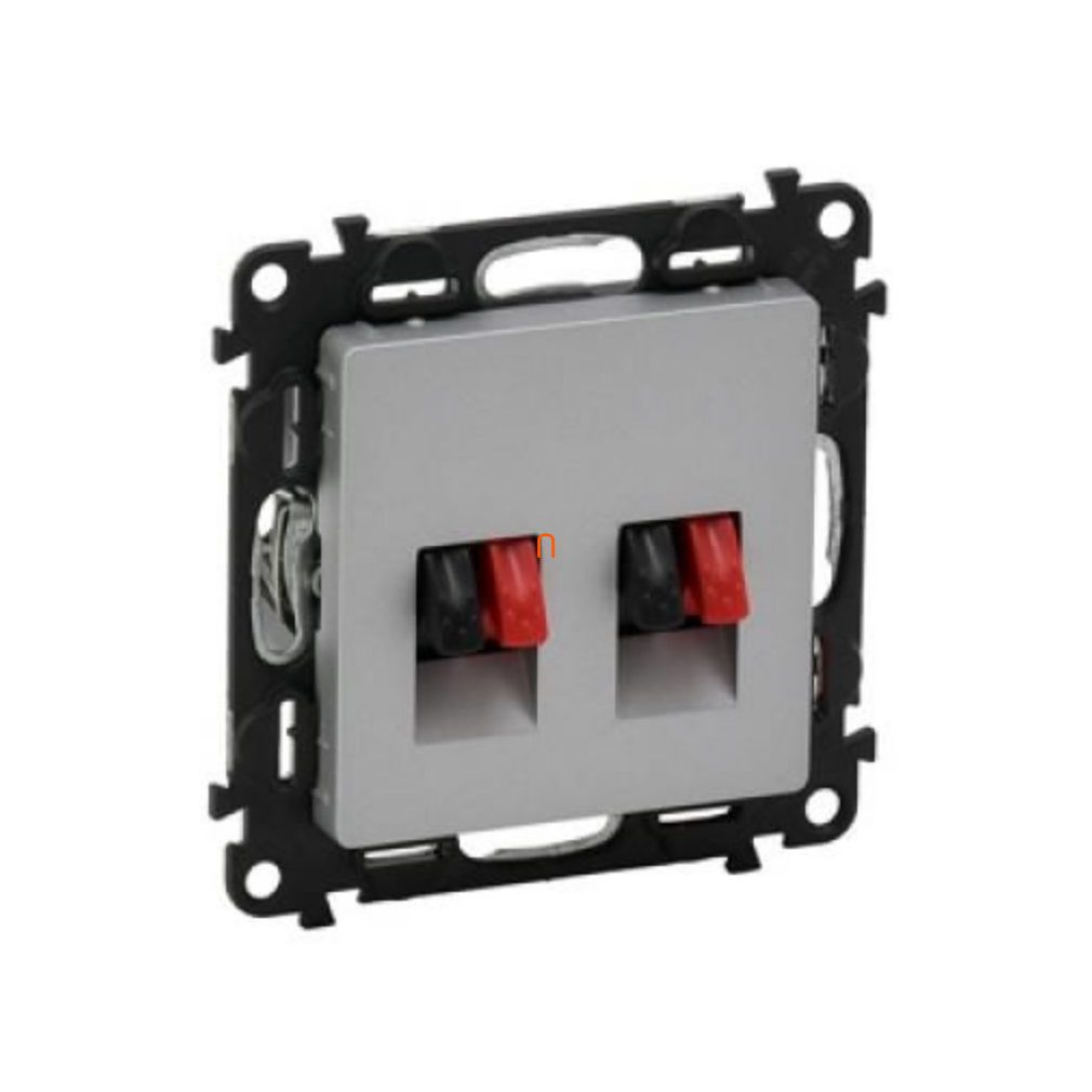 Legrand Valena Life 753378 priză pentru difuzoare (cu 4 ieșiri) din aluminiu
