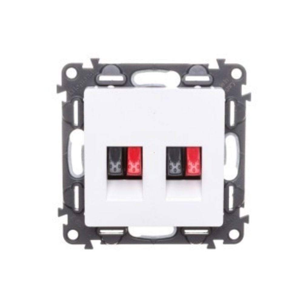 Legrand Valena Life priză pentru difuzor (cu 4 ieșiri) alb (753178)