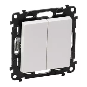 Buton cu contact dublu Legrand Valena Life alb - 752118