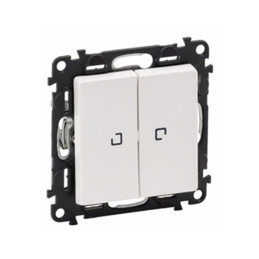 Legrand Valena Life 106+6 JF comutator dublu cu indicator luminos alb (752109)