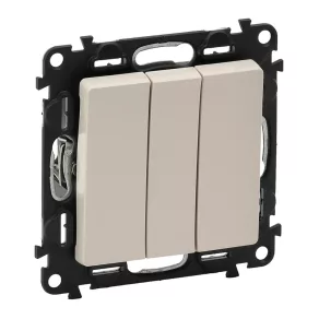  Întrerupător unipolar Legrand Valena Life 3 10 AX, culoare ivoriu - 752203