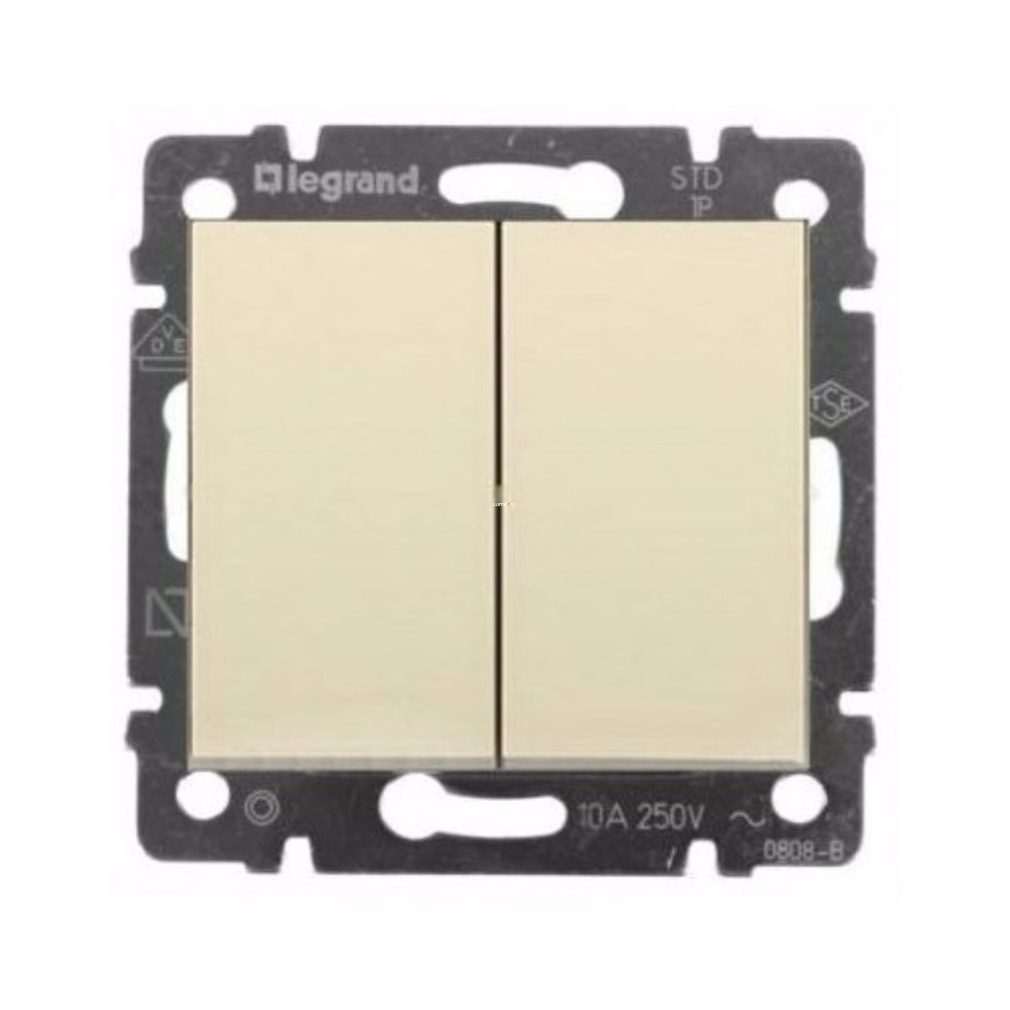 Legrand Valena Life 105 comutator pentru candelabru, culoare fildeș (752205)