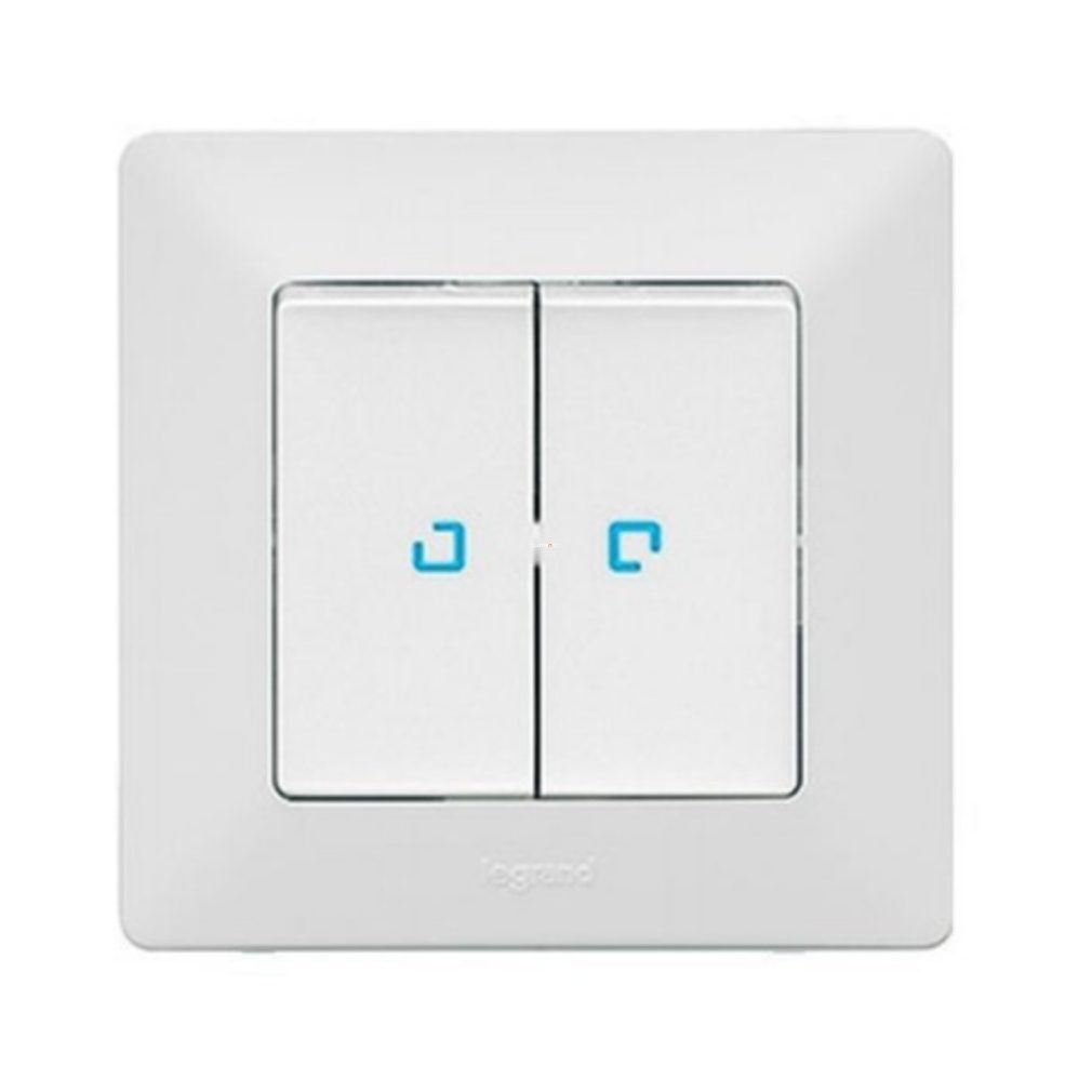 Legrand Valena Life 105JF întrerupător pentru candelabru cu lumină pilot albă (752128)