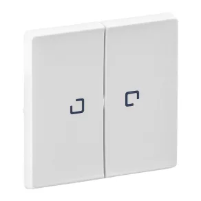 Cheie cu indicator dublu Legrand Valena Life, albă - 755220