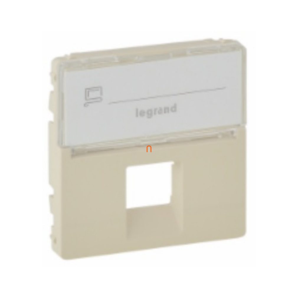 Legrand Valena Life 755471 1xRJ45 capac cu suport pentru etichete, culoare fildeș