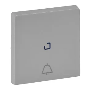  Buton sonerie Legrand Valena Life cu indicator luminos, aluminiu - 755052
