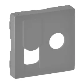   Priză Legrand Valena Life TV + capac priză RJ45 Cat. 6 UTP, aluminiu - 754832