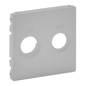   Capac pentru priză Legrand Valena Life TV-SAT, aluminiu - 754822