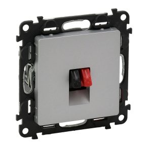   Priză de conectare pentru difuzor Legrand Valena Life (2 prize) aluminiu - 753372