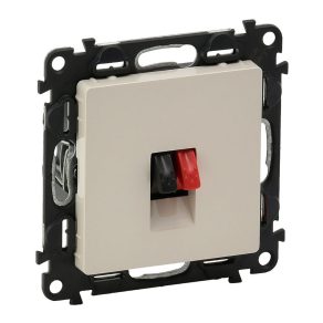   Priză cu conector pentru difuzor Legrand Valena Life (2 prize), culoare fildeș - 753272
