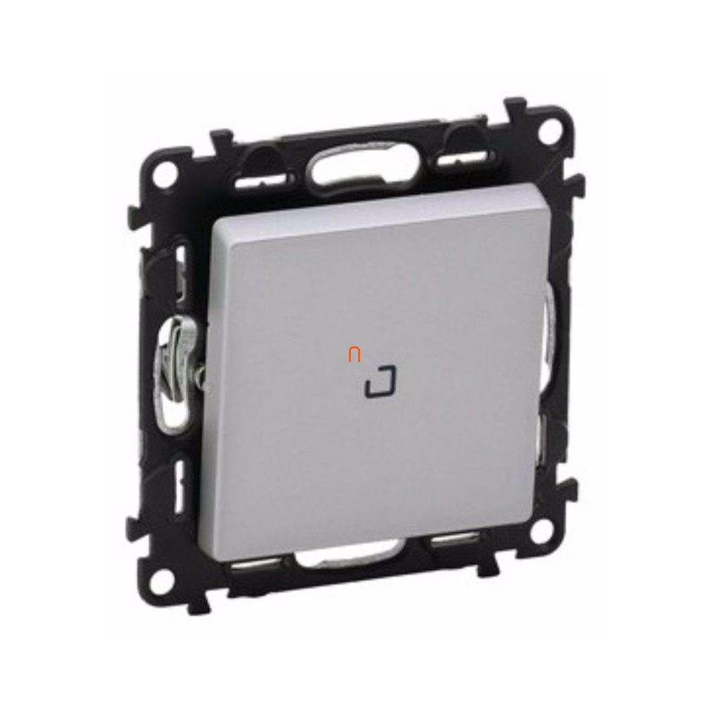 Legrand Valena Life 752348 comutator cu indicator luminos 10 AX aluminiu