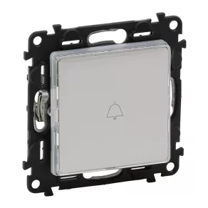   Comutator Legrand Valena Life cu indicator luminos, tastă transparentă, inserție în 3 culori (alb, ivoriu, aluminiu) - 752114