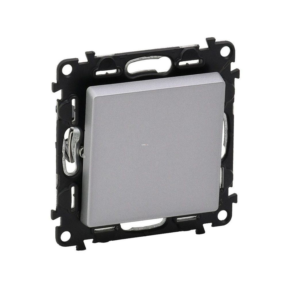 Legrand Valena Life comutator cu contacte presabile din aluminiu (752311)