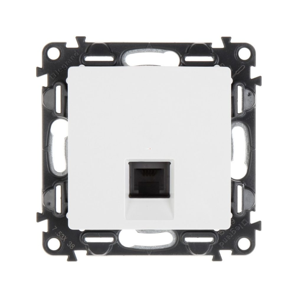 Legrand Valena Life 1xRJ11 priză telefonică albă (753138)