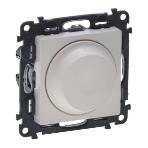   Comutator rotativ cu buton Legrand Valena Life, 2 fire, culoare ivoriu - 752260