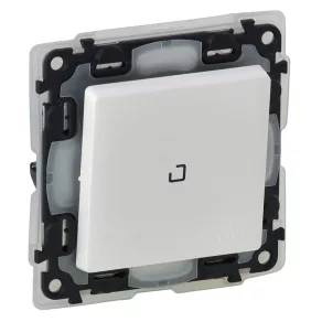   Întrerupător Legrand Valena Life cu indicator luminos, IP44 alb - 752167