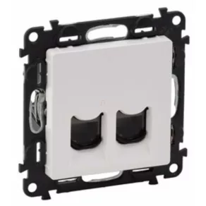   Legrand Valena Life 753143 Priză 2xRJ45 UTP Cat6, albă - 753143