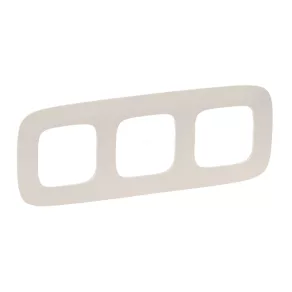   Cadru Legrand Valena Allure cu 3 prize, culoare fildeș - 754313