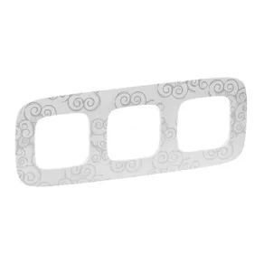   Cadru Legrand Valena Allure cu 3 prize, finisaj cromat - 754343